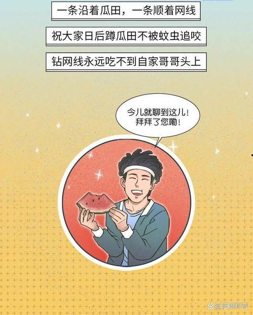 中国人吃瓜漫画,揭秘中国网友的“瓜田”生活